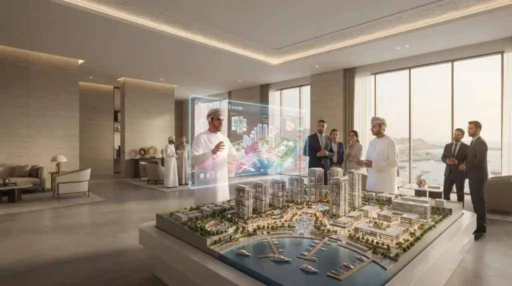 Interactive digital twin solution for projects in Oman.