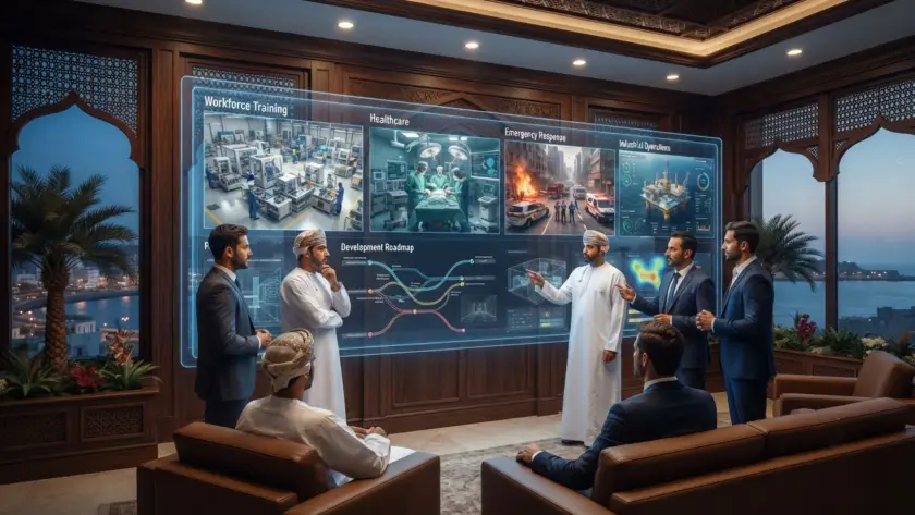 Interactive digital twin solution for projects in Oman.