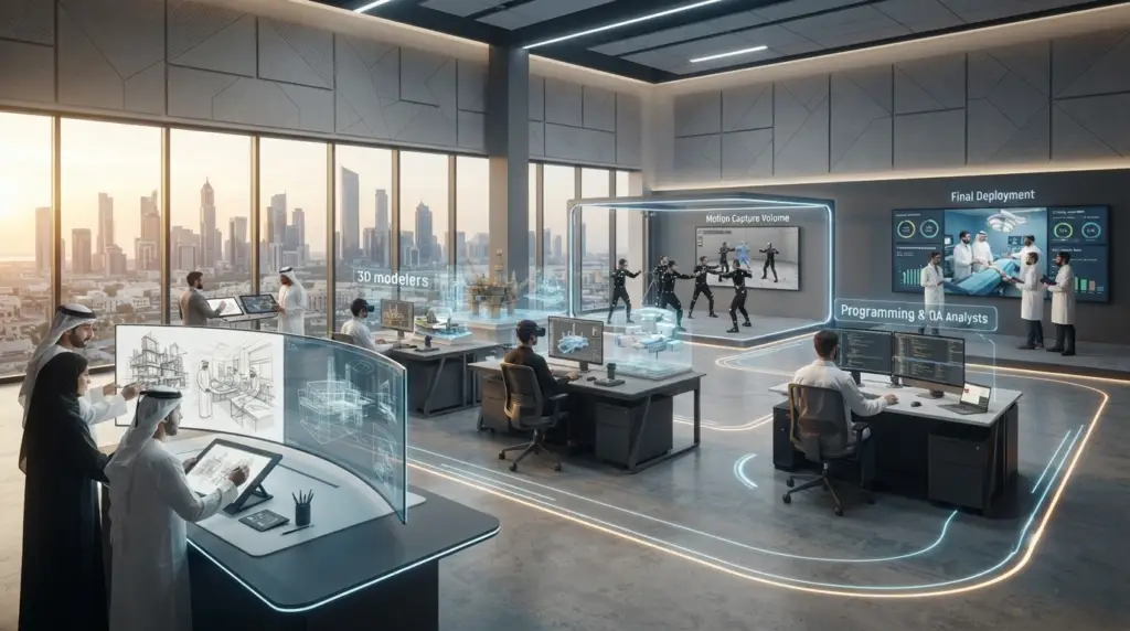 Interactive digital twin solution for projects in Oman. 