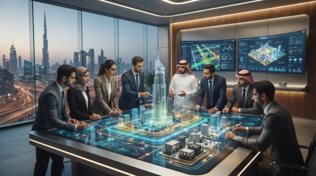 Interactive digital twin solution for projects in UAE.