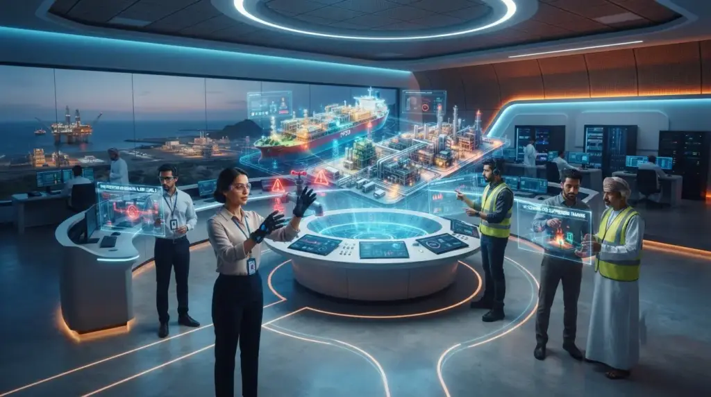Immersive VR training simulation for workforce safety and skills in Oman