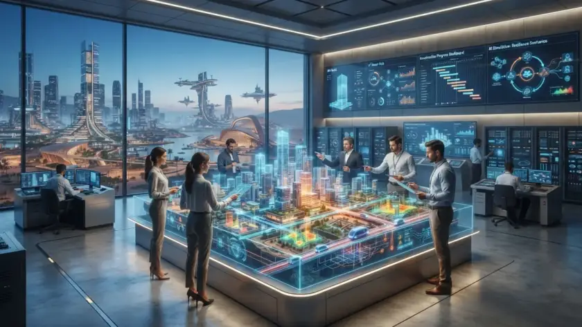 Interactive digital twin solution for projects in UAE.