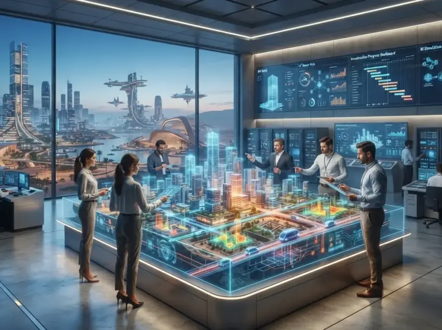 Interactive digital twin solution for projects in UAE.