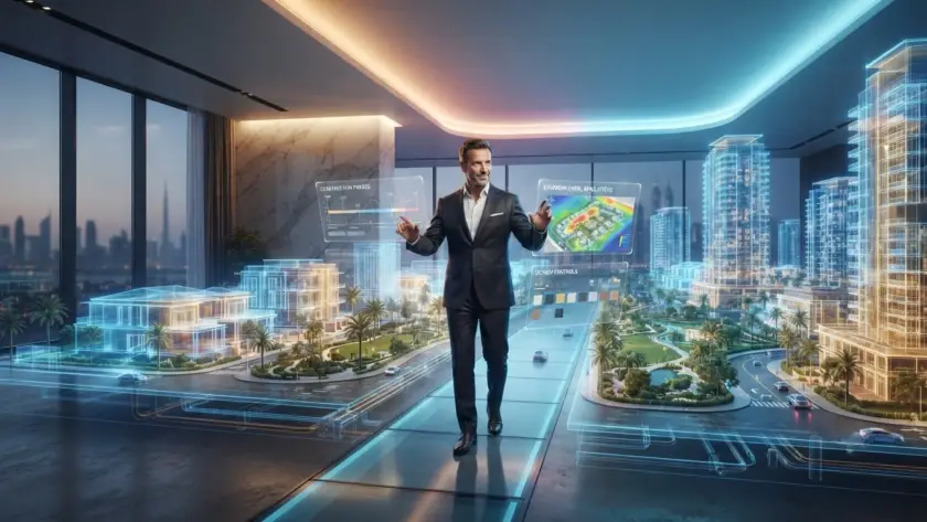 Interactive digital twin solution for projects in UAE.