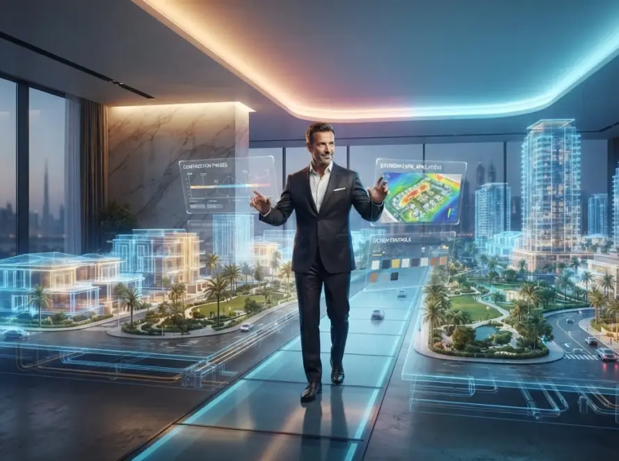 Interactive digital twin solution for projects in UAE.