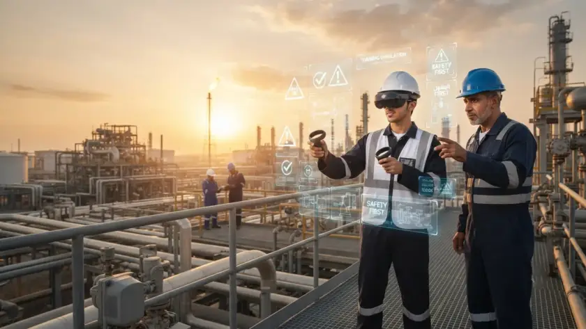 Immersive VR training simulation for workforce safety and skills in Oman