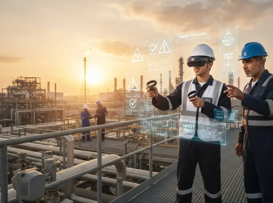 Immersive VR training simulation for workforce safety and skills in Oman