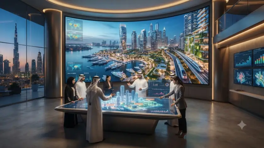 Interactive digital twin solution for projects in UAE.