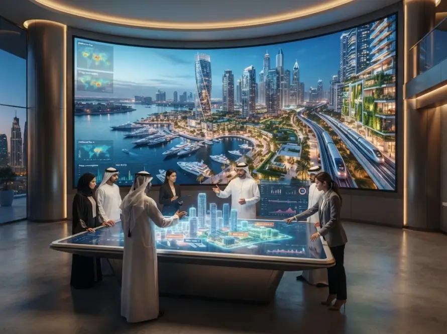 Interactive digital twin solution for projects in UAE.