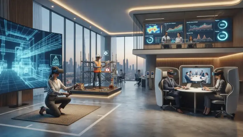 Immersive VR training simulation for workforce safety and skills in UAE