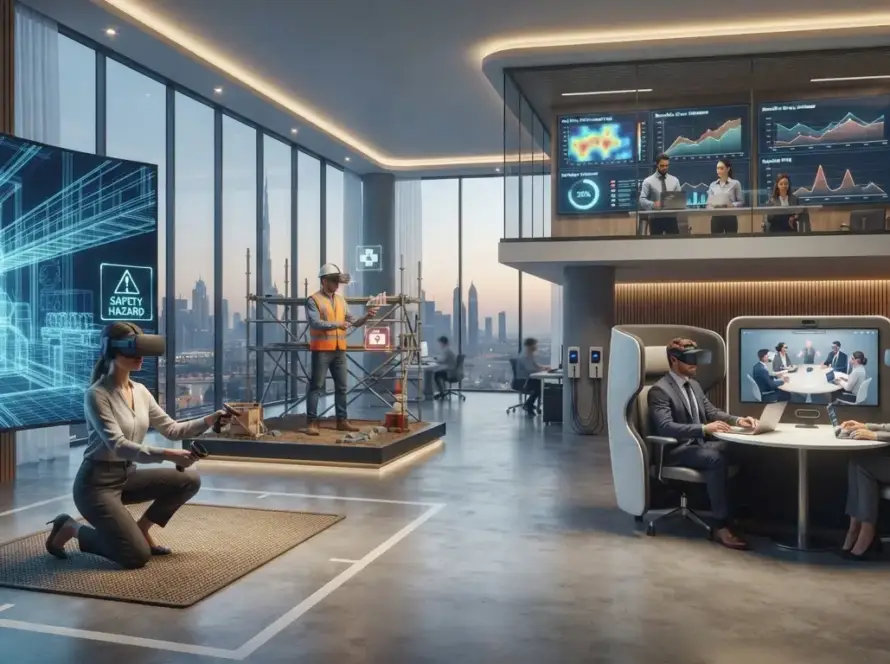 Immersive VR training simulation for workforce safety and skills in UAE