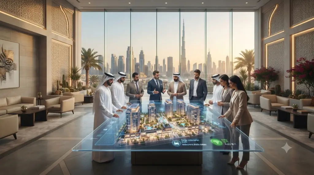 Interactive digital twin solution for projects in UAE.